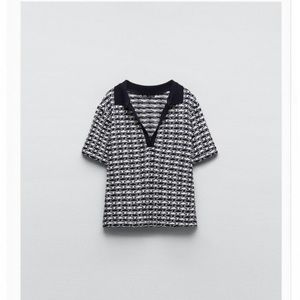 Zara Jacquard Polo (part of set)